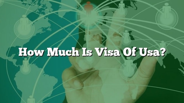 how-much-is-visa-of-usa