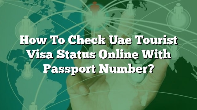 uae visit visa application status with passport number