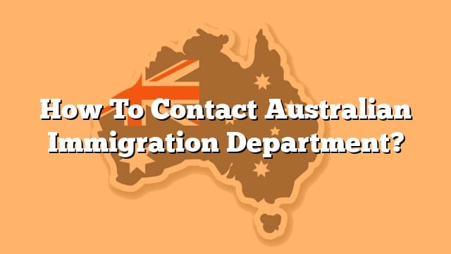 Australian Immigration Department Jobs